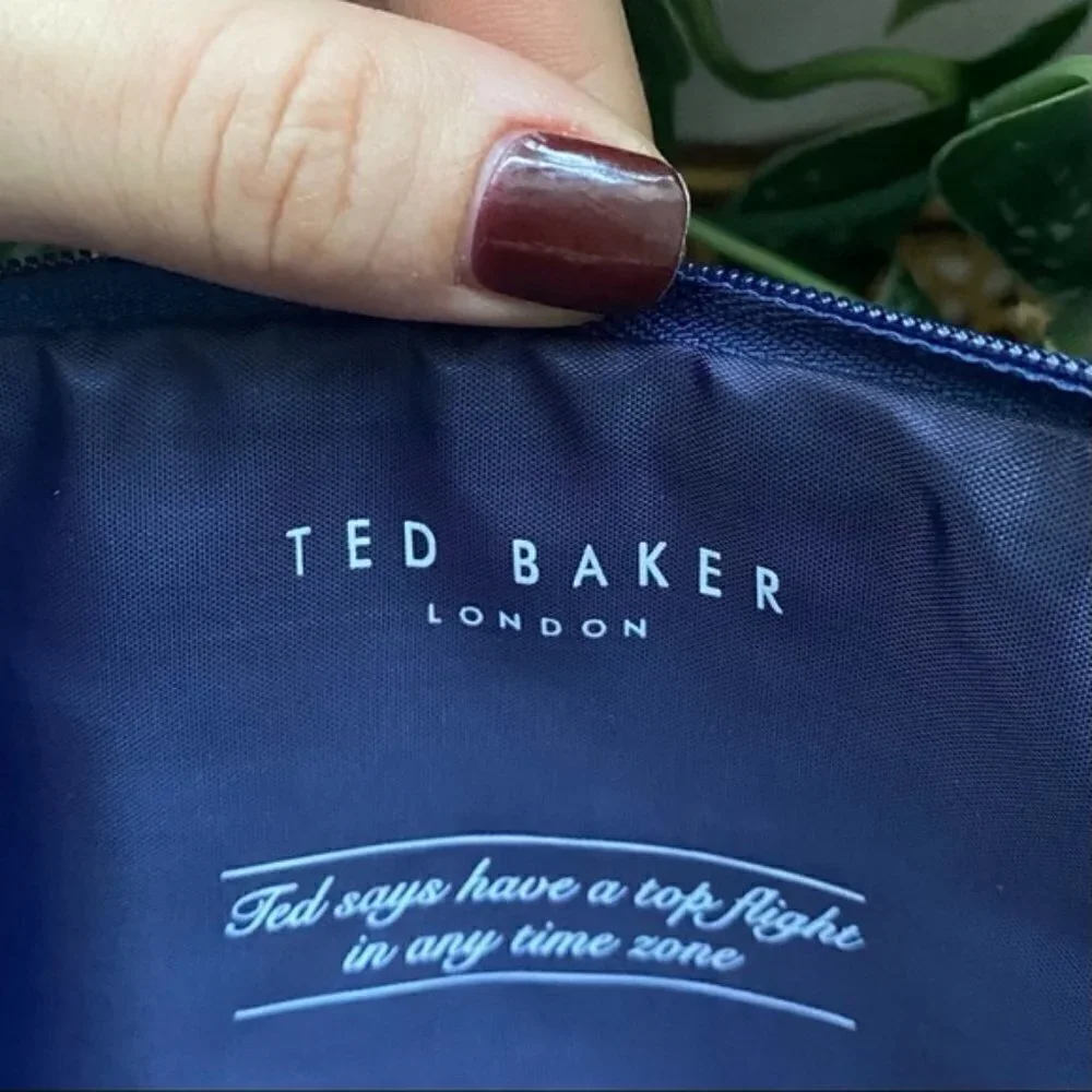 TED BAKER  fish coi travel pouch